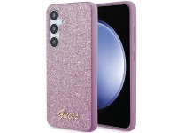 Funda Guess Glitter Script para Samsung Galaxy S24+ - morado Funda Guess Glitter Script para Samsung Galaxy S24+ - morado