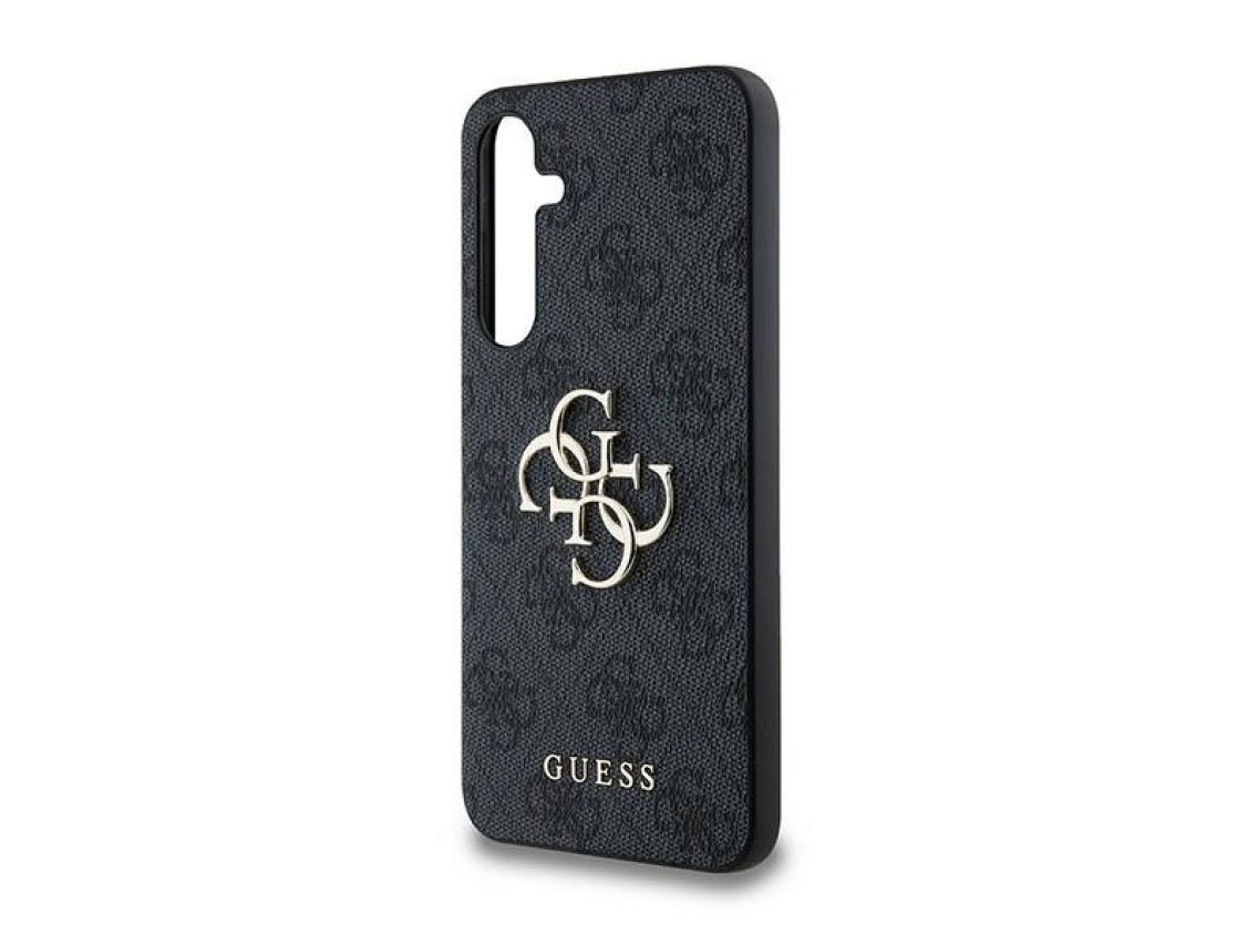 Guess 4G Big Metal Logo case for Samsung Galaxy A35 - black