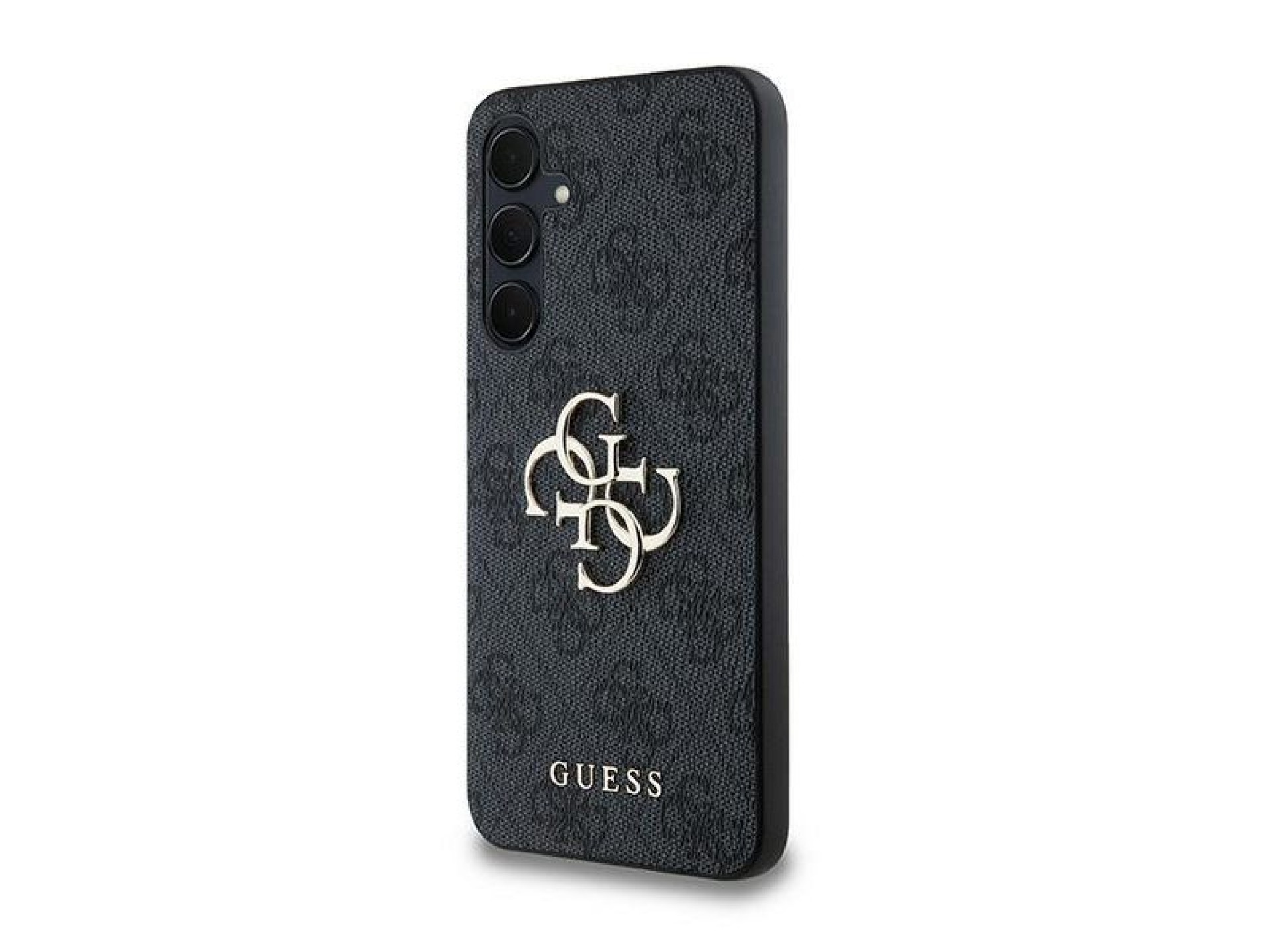 Guess 4G Big Metal Logo case for Samsung Galaxy A35 - black