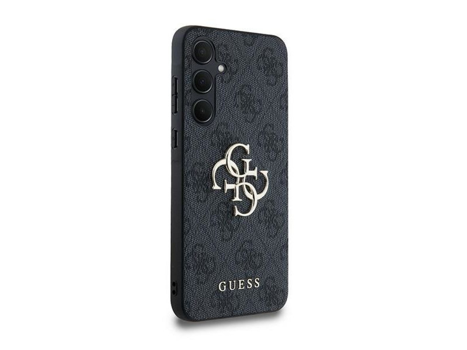 Guess 4G Big Metal Logo case for Samsung Galaxy A35 - black