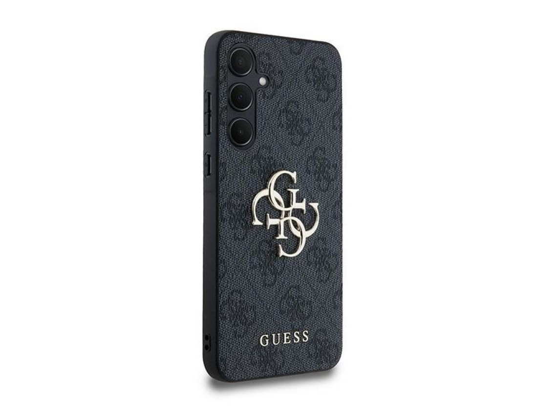 Guess 4G Big Metal Logo case for Samsung Galaxy A35 - black