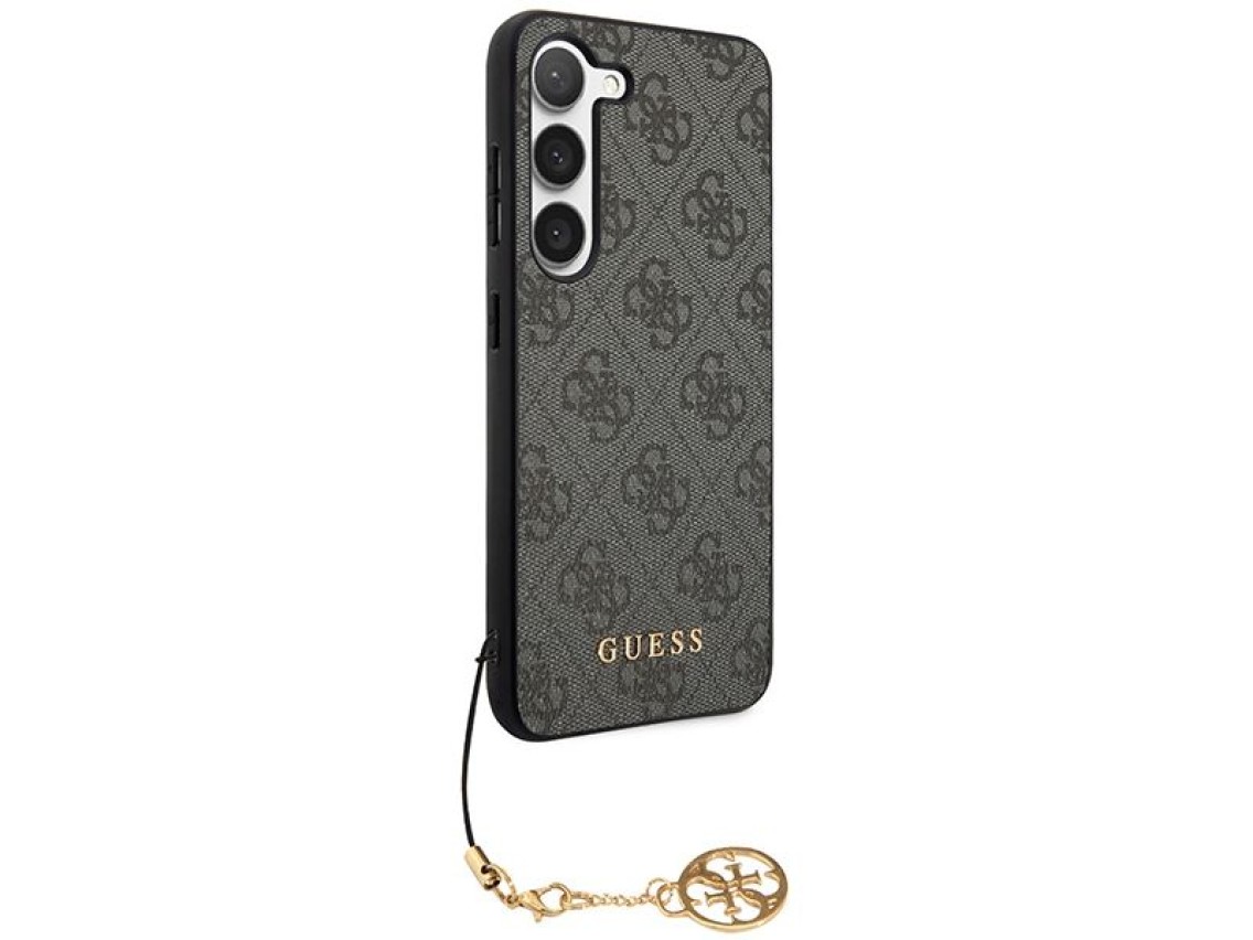 Capa Guess 4G Charms Collection para Samsung Galaxy A35 - preta