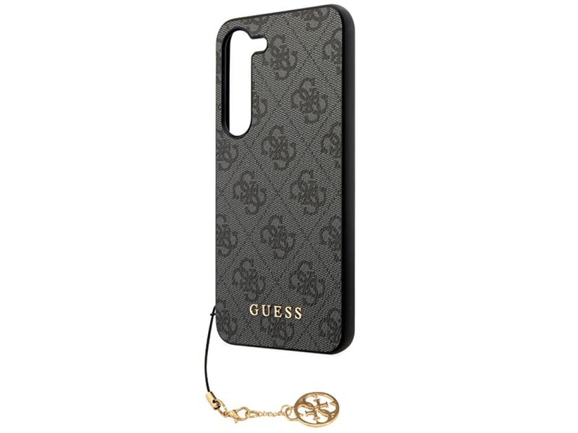 Capa Guess 4G Charms Collection para Samsung Galaxy A35 - preta