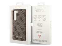 Capa Guess 4G Charms Collection para Samsung Galaxy A35 - marrom Capa Guess 4G Charms Collection para Samsung Galaxy A35 - marrom