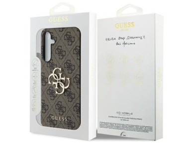 Guess 4G Big Metal Logo case for Samsung Galaxy A55 - brown Guess 4G Big Metal Logo case for Samsung Galaxy A55 - brown