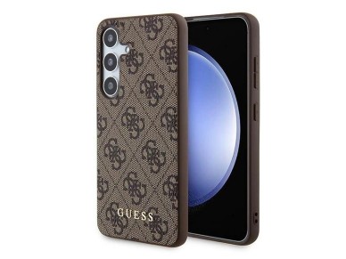 Guess 4G Metal Gold Logo case for Samsung Galaxy A35 - brown Guess 4G Metal Gold Logo case for Samsung Galaxy A35 - brown
