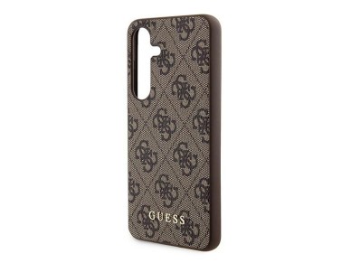 Guess 4G Metal Gold Logo case for Samsung Galaxy A35 - brown Guess 4G Metal Gold Logo case for Samsung Galaxy A35 - brown