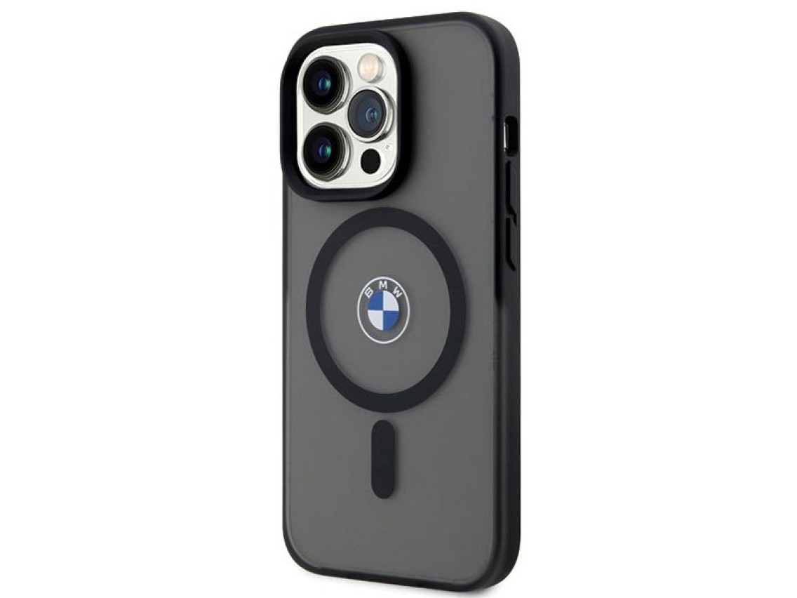 Funda BMW Signature MagSafe para iPhone 14 Pro Max - Negra