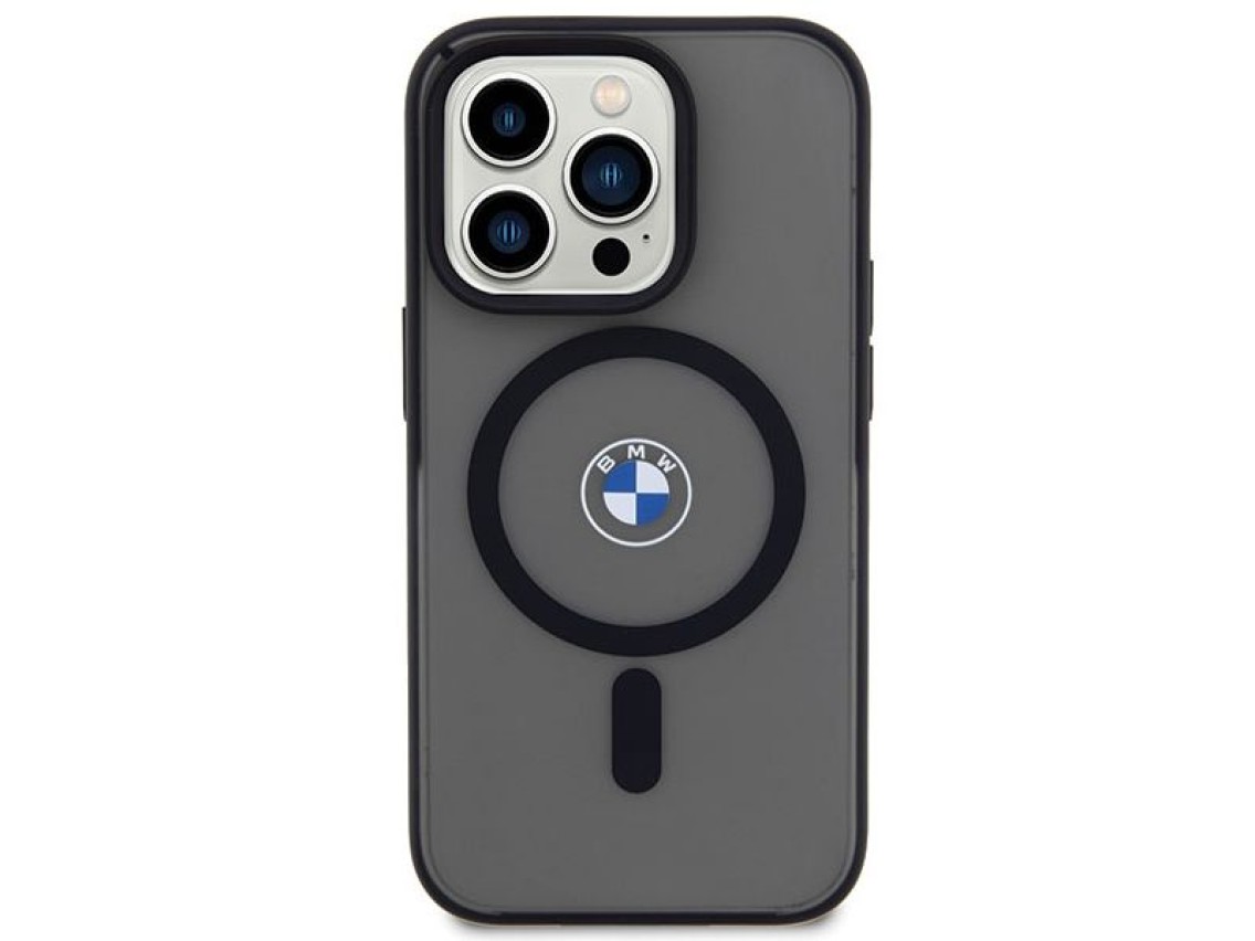 Funda BMW Signature MagSafe para iPhone 14 Pro Max - Negra