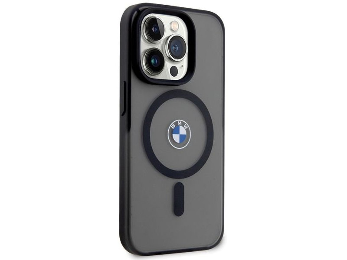 Funda BMW Signature MagSafe para iPhone 14 Pro Max - Negra
