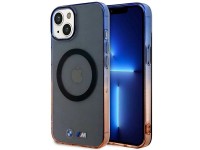 Funda BMW BMHMP14SHTGE para iPhone 14 de 6,1" gris/gris, carcasa rígida, borde degradado, MagSafe. Funda BMW BMHMP14SHTGE para iPhone 14 de 6,1" gris/gris, carcasa rígida, borde degradado, MagSafe.