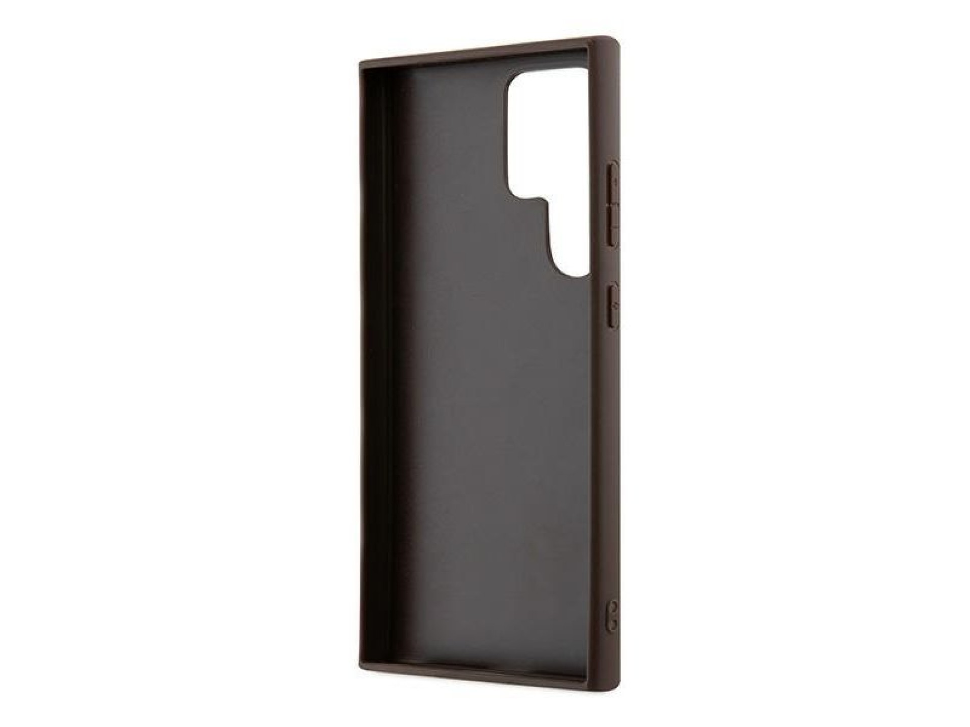 Funda Guess 4G Metal Gold Logo para Samsung Galaxy S24 Ultra - marrón