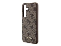 Guess 4G Metal Gold Logo case for Samsung Galaxy S24 - brown Guess 4G Metal Gold Logo case for Samsung Galaxy S24 - brown