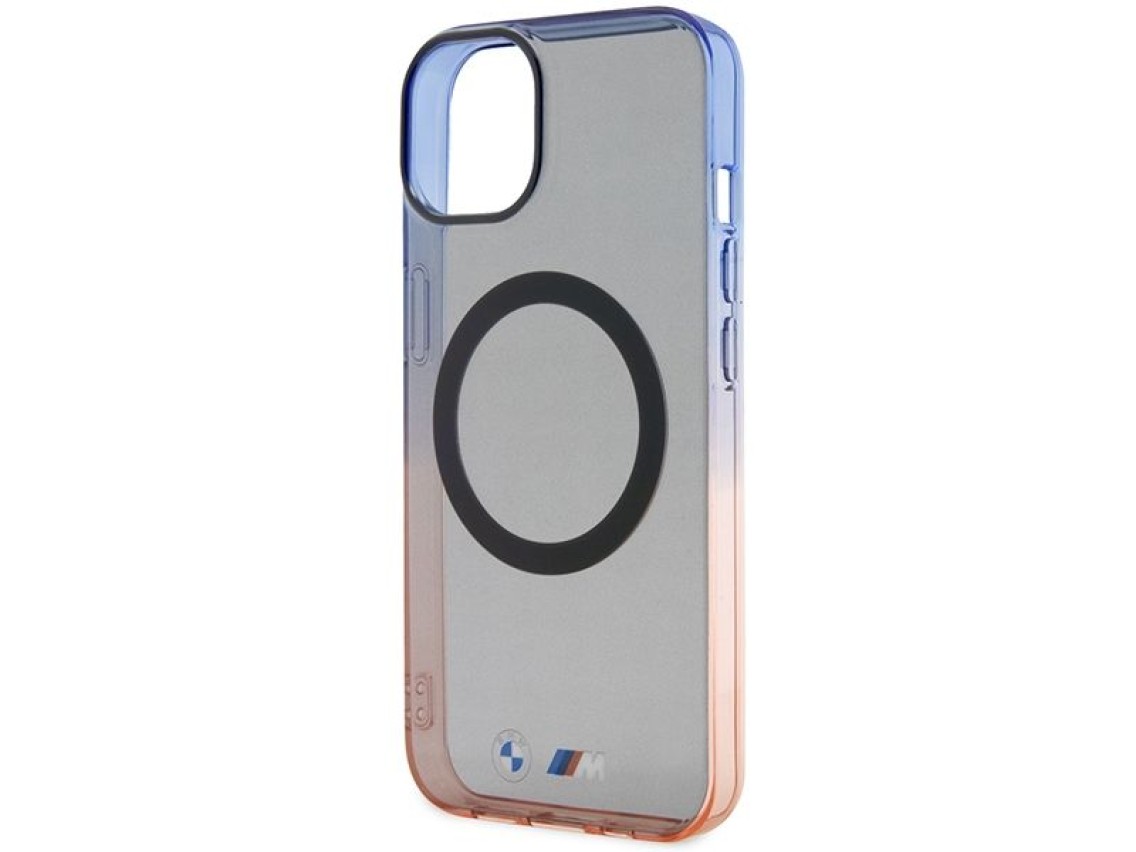 Capa MagSafe BMW Gradient Bumper para iPhone 14 Plus - cinza