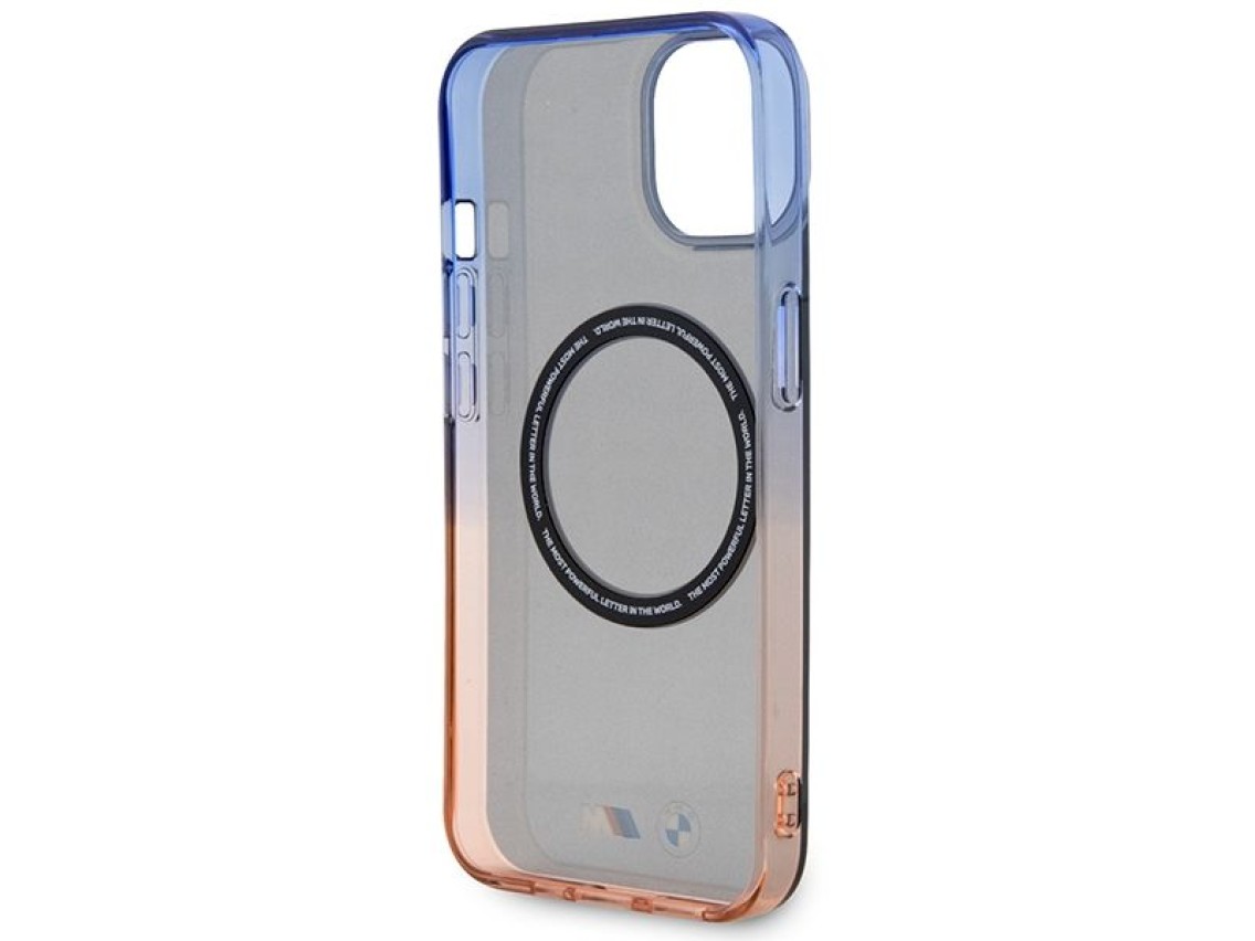 Capa MagSafe BMW Gradient Bumper para iPhone 14 Plus - cinza