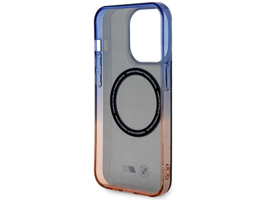 Case BMW BMHMP14LHTGE iPhone 14 Pro 6.1" grey/grey hardcase Gradient Bumper MagSafe