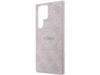 Funda Guess 4G Collection de cuero con logo metálico y MagSafe para Samsung Galaxy S24 Ultra - Rosa Funda Guess 4G Collection de cuero con logo metálico y MagSafe para Samsung Galaxy S24 Ultra - Rosa