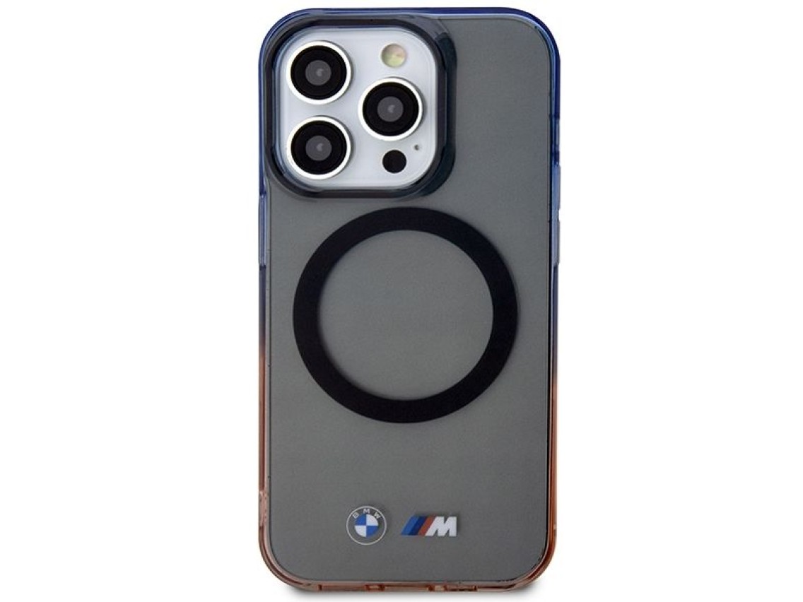 Case BMW BMHMP14XHTGE iPhone 14 Pro Max 6.7" grey/grey hardcase Gradient Bumper MagSafe