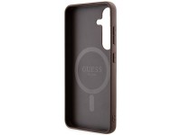 Guess 4G Collection Leather Metal Logo MagSafe Case for Samsung Galaxy S24 - Brown Guess 4G Collection Leather Metal Logo MagSafe Case for Samsung Galaxy S24 - Brown