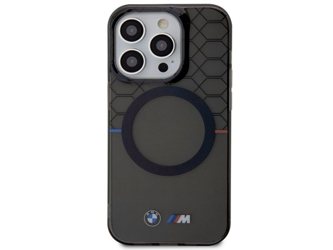 BMW Pattern MagSafe case for iPhone 13 Pro Max - gray