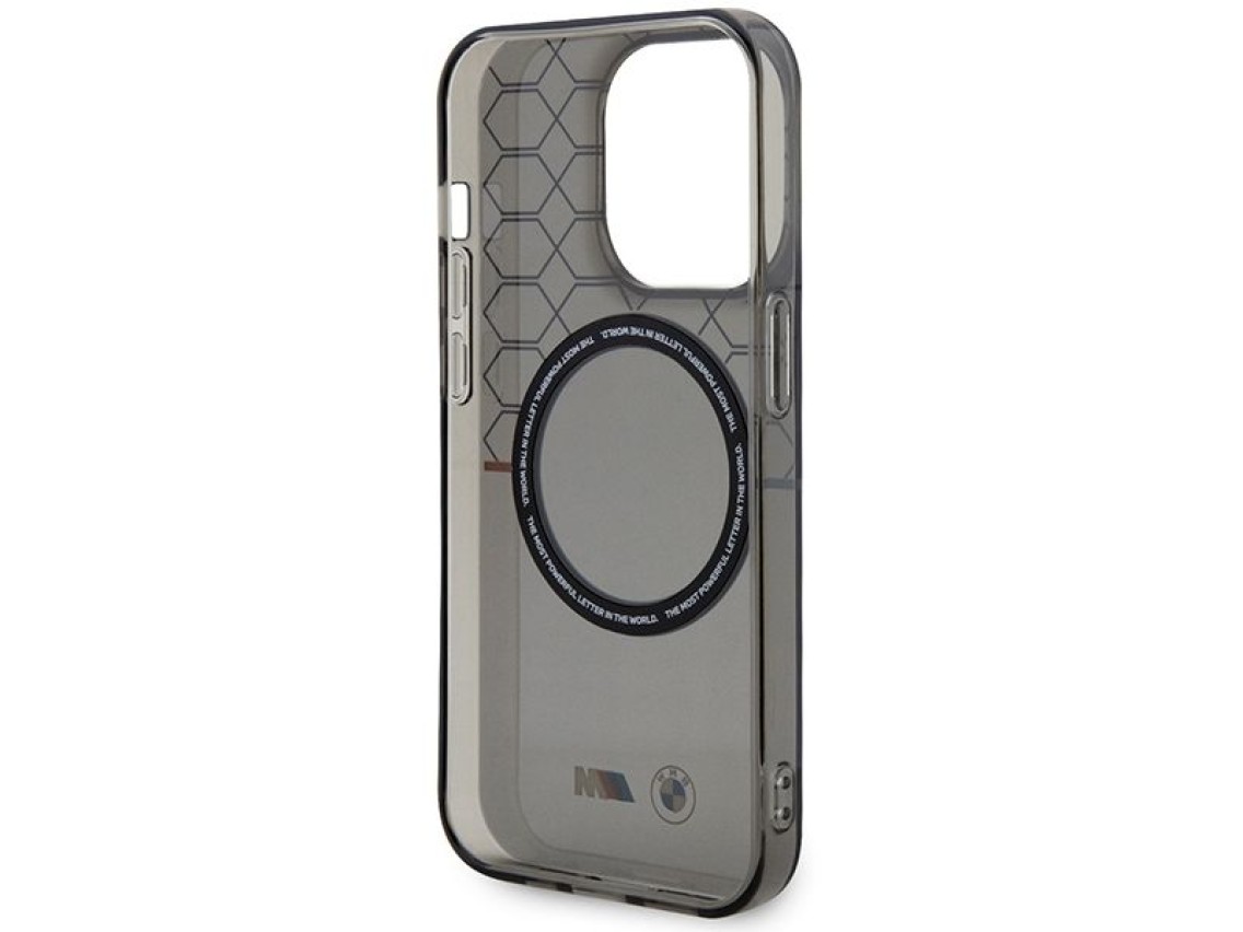 BMW Pattern MagSafe case for iPhone 13 Pro Max - gray