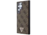 Capa Guess Grip Stand 4G Triangle Strass para Samsung Galaxy S24 Ultra - Marrom Capa Guess Grip Stand 4G Triangle Strass para Samsung Galaxy S24 Ultra - Marrom