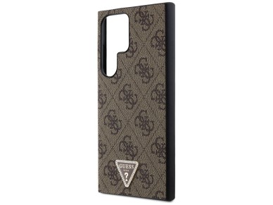 Funda Guess Grip Stand 4G Triangle Strass para Samsung Galaxy S24 Ultra - Marrón Funda Guess Grip Stand 4G Triangle Strass para Samsung Galaxy S24 Ultra - Marrón