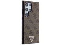 Capa Guess Grip Stand 4G Triangle Strass para Samsung Galaxy S24 Ultra - Marrom Capa Guess Grip Stand 4G Triangle Strass para Samsung Galaxy S24 Ultra - Marrom