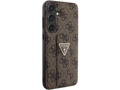 Guess GUHCS24SPGS4TDW S24 S921 brown/brown hardcase Grip Stand 4G Triangle Strass Guess GUHCS24SPGS4TDW S24 S921 brown/brown hardcase Grip Stand 4G Triangle Strass