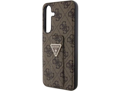 Guess GUHCS24SPGS4TDW S24 S921 brown/brown hardcase Grip Stand 4G Triangle Strass Guess GUHCS24SPGS4TDW S24 S921 brown/brown hardcase Grip Stand 4G Triangle Strass