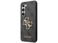 Capa Guess 4G com logo grande em metal para Samsung Galaxy S24 - preta Capa Guess 4G com logo grande em metal para Samsung Galaxy S24 - preta
