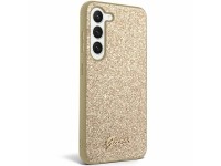 Capa Guess Glitter Script para Samsung Galaxy S24+ - dourada Capa Guess Glitter Script para Samsung Galaxy S24+ - dourada
