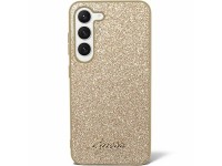 Capa Guess Glitter Script para Samsung Galaxy S24+ - dourada Capa Guess Glitter Script para Samsung Galaxy S24+ - dourada