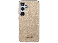 Capa Guess Glitter Script para Samsung Galaxy S24 - dourada Capa Guess Glitter Script para Samsung Galaxy S24 - dourada