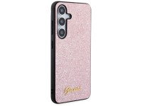 Guess Glitter Script Case for Samsung Galaxy S24 - Pink Guess Glitter Script Case for Samsung Galaxy S24 - Pink