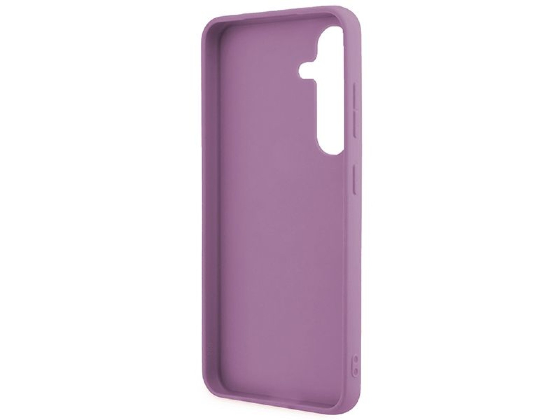 Guess Glitter Script case for Samsung Galaxy S24 - purple