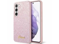 Guess Glitter Script Case for Samsung Galaxy S24 - Pink Guess Glitter Script Case for Samsung Galaxy S24 - Pink