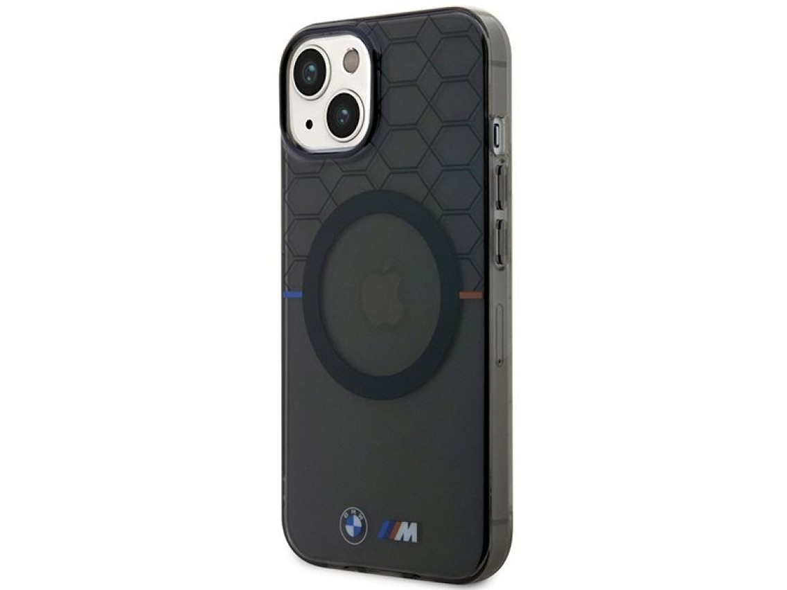 BMW Pattern MagSafe case for iPhone 14 Plus - gray