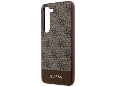 Capa Guess 4G Stripe Collection para Samsung Galaxy S24+ - marrom Capa Guess 4G Stripe Collection para Samsung Galaxy S24+ - marrom