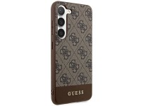 Capa Guess 4G Stripe Collection para Samsung Galaxy S24+ - marrom Capa Guess 4G Stripe Collection para Samsung Galaxy S24+ - marrom