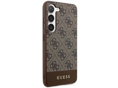 Capa Guess 4G Stripe Collection para Samsung Galaxy S24+ - marrom Capa Guess 4G Stripe Collection para Samsung Galaxy S24+ - marrom