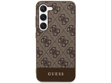 Capa Guess 4G Stripe Collection para Samsung Galaxy S24+ - marrom Capa Guess 4G Stripe Collection para Samsung Galaxy S24+ - marrom