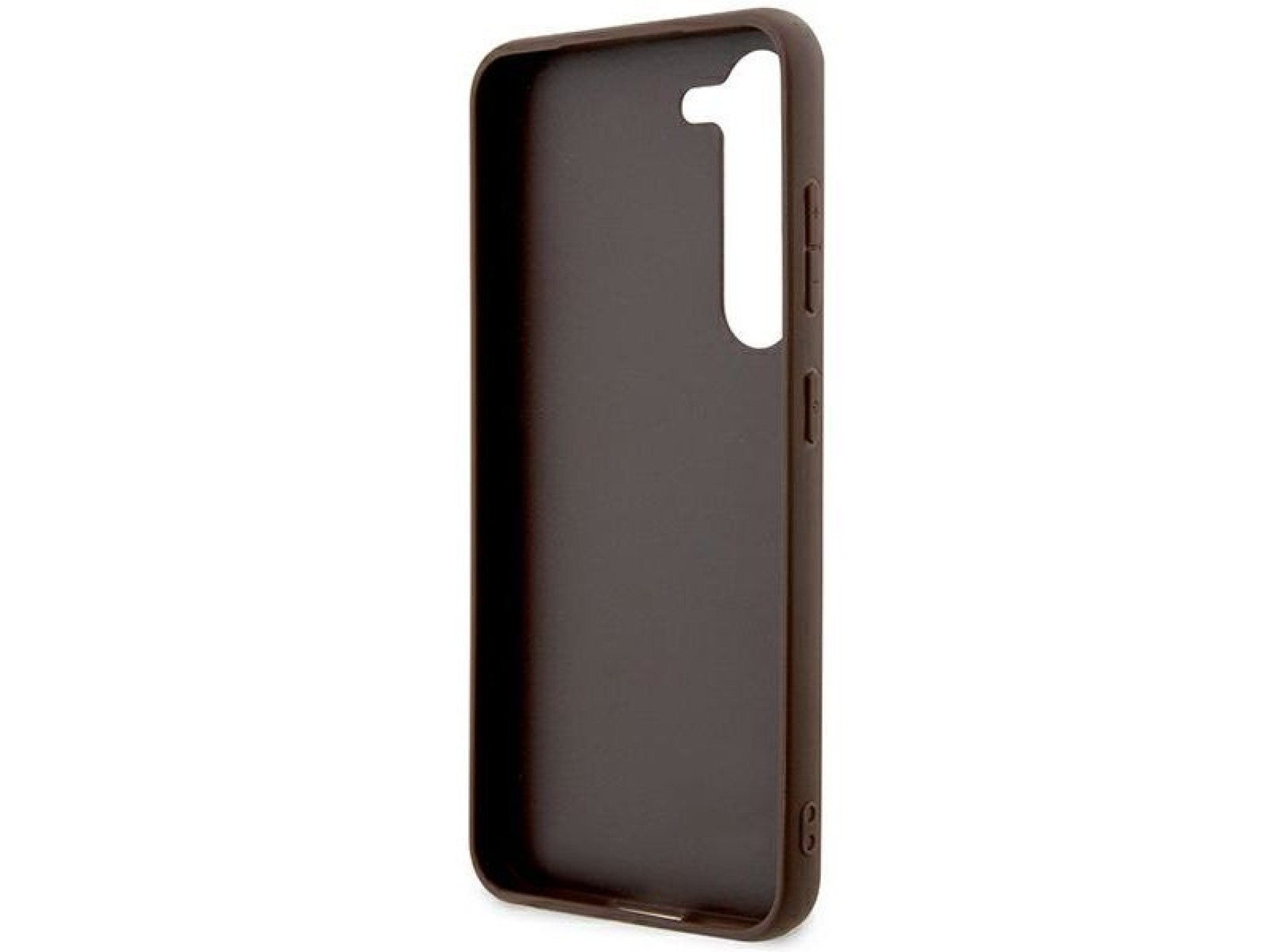Capa Guess 4G Stripe Collection para Samsung Galaxy S24+ - marrom
