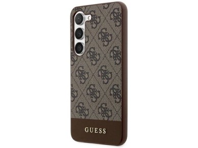 Capa Guess 4G Stripe Collection para Samsung Galaxy S24+ - marrom Capa Guess 4G Stripe Collection para Samsung Galaxy S24+ - marrom
