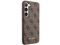 Capa Guess 4G Metal com Logo Dourado para Samsung Galaxy S24+ - marrom Capa Guess 4G Metal com Logo Dourado para Samsung Galaxy S24+ - marrom