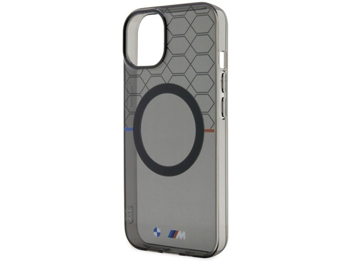 BMW Pattern MagSafe case for iPhone 14 Plus - gray