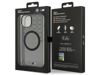 BMW Pattern MagSafe case for iPhone 14 Plus - gray BMW Pattern MagSafe case for iPhone 14 Plus - gray