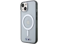 Capa rígida transparente BMW BMHMP14SHCRS para iPhone 14 de 6,1 polegadas com anel prateado e MagSaf Capa rígida transparente BMW BMHMP14SHCRS para iPhone 14 de 6,1 polegadas com anel prateado e MagSaf