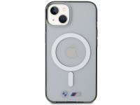 Capa rígida transparente BMW BMHMP14SHCRS para iPhone 14 de 6,1 polegadas com anel prateado e MagSaf Capa rígida transparente BMW BMHMP14SHCRS para iPhone 14 de 6,1 polegadas com anel prateado e MagSaf