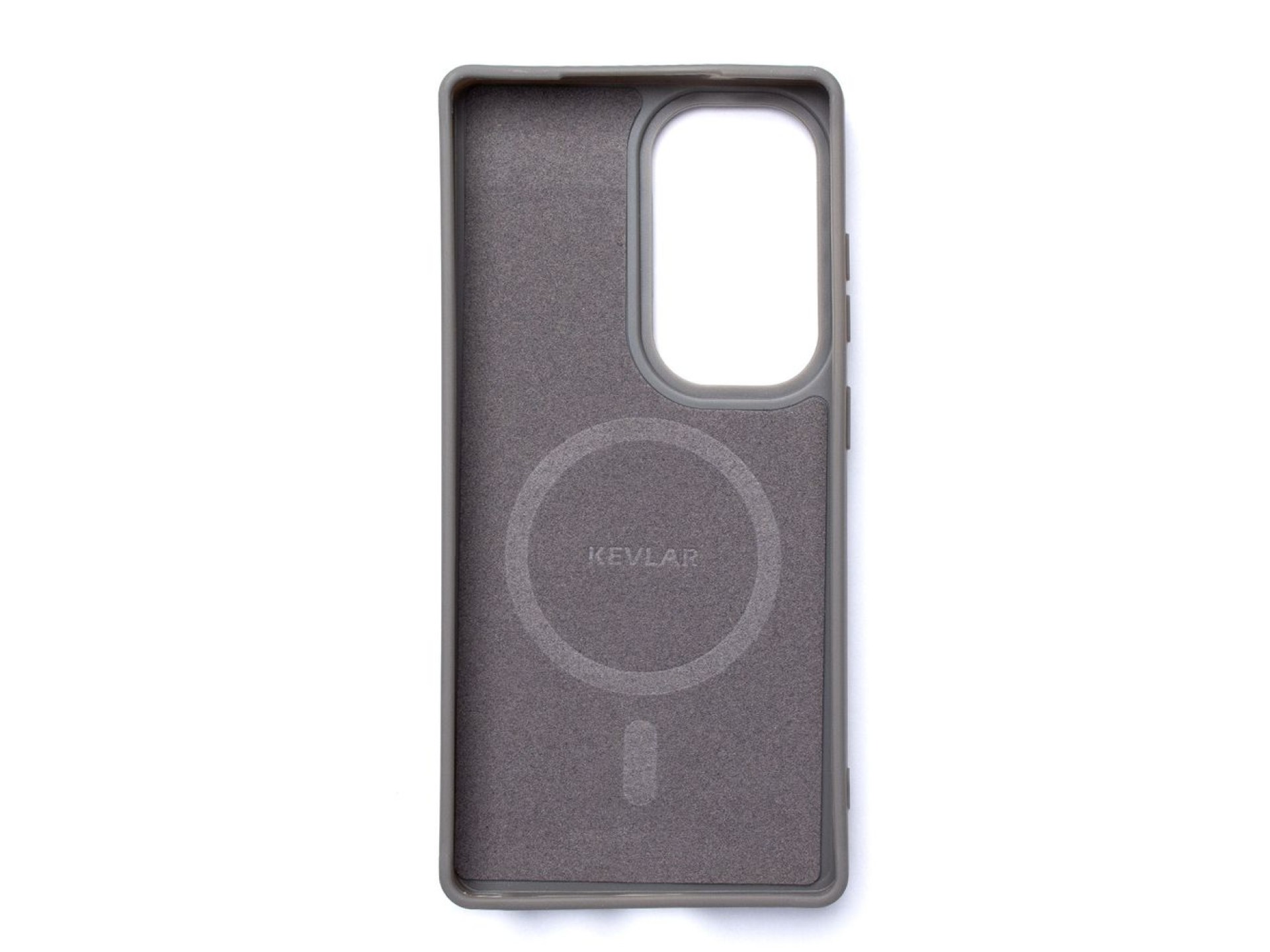 Funda Wozinsky de fibra de carbono con MagSafe para Samsung Galaxy S25 - Gris